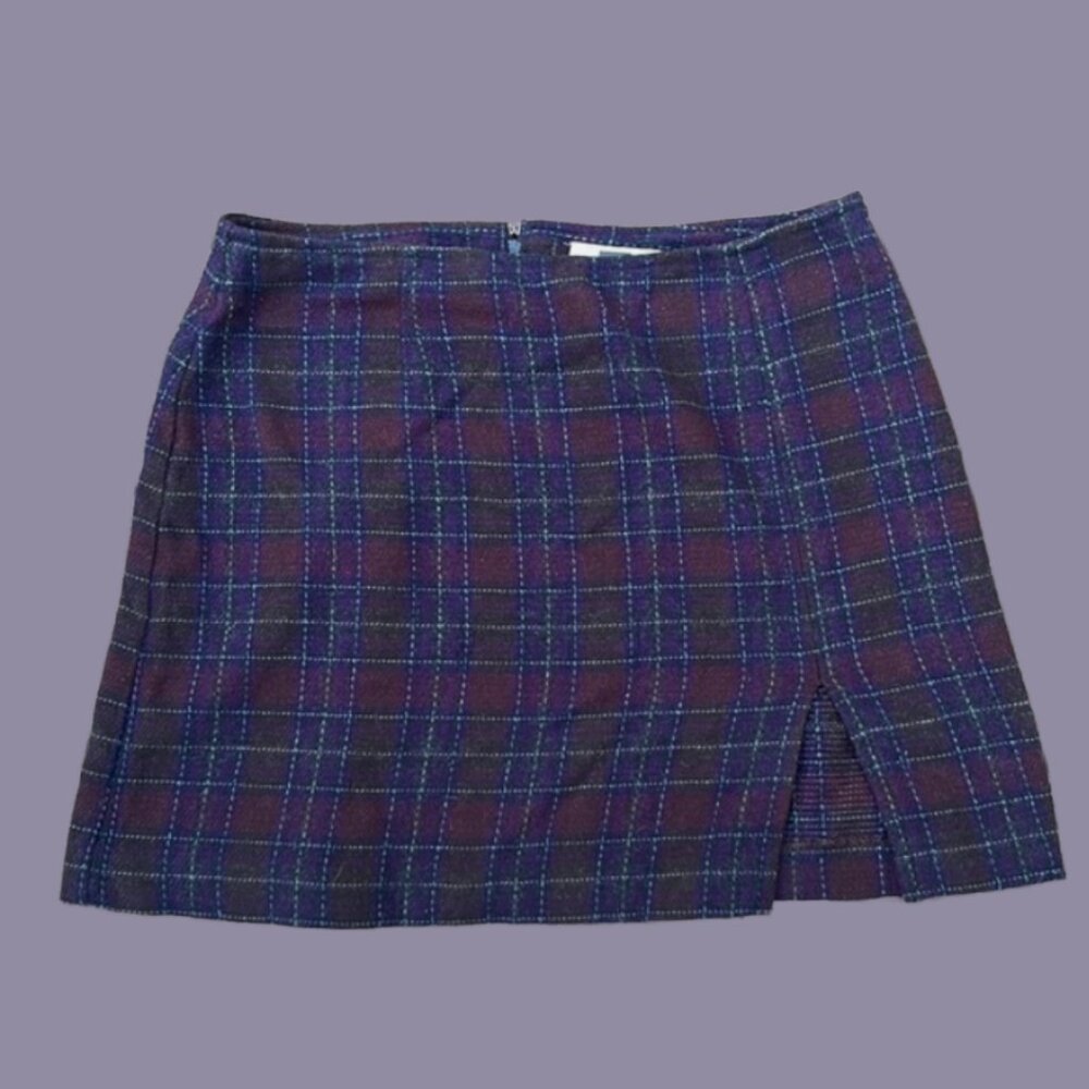 Vintage Smart Set Plaid Mini Skirt | 90s Grunge
